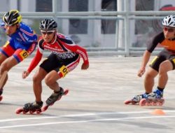 Peserta Kejuaraan Sepatu Roda di Kota Batu Membludak